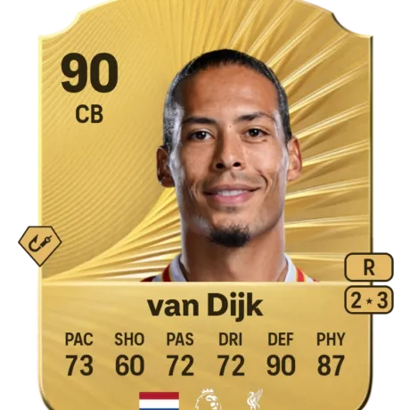 Virgil Van Dijk - Gold Rare EA FC 26 - 145K Coins