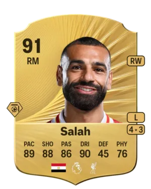 Mohamed Salah - Gold Rare EA FC 26 - 396K Coins