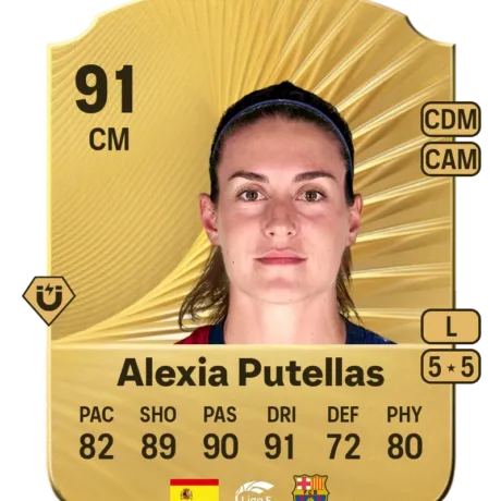 Alexia Putellas Segura - Gold Rare EA FC 26 - 469K Coins