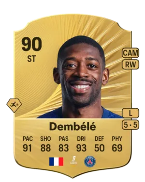 Ousmane Dembele - Gold Rare EA FC 26 - 1.6M Coins