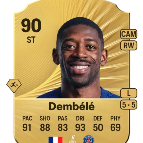 Ousmane Dembele - Gold Rare EA FC 26 - 1.5M Coins