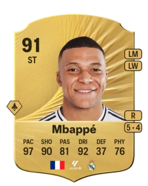 Kylian Mbappe - Gold Rare EA FC 26 - 2.7M Coins
