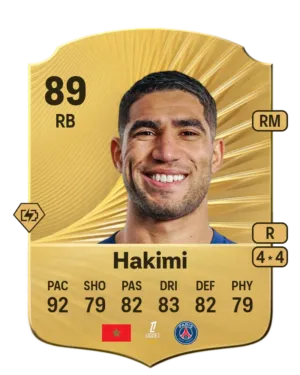 Achraf Hakimi - Gold Rare EA FC 26 - 200K Coins