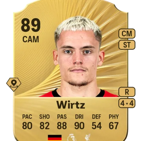 Florian Wirtz - Gold Rare EA FC 26 - 290K Coins