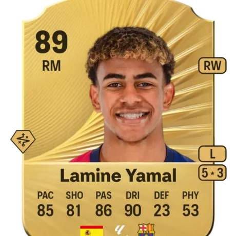 Lamine Yamal Nasraoui Ebana - Gold Rare EA FC 26 - 276K Coins