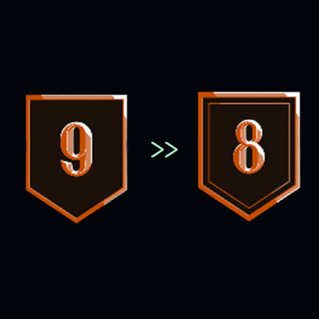 Divizia 9 → 8